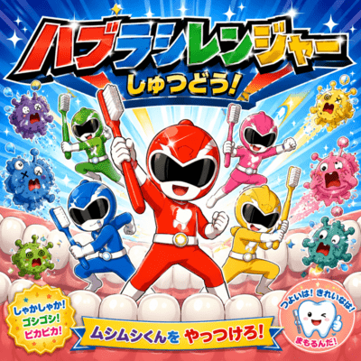 Toothbrush Rangers, Move Out! Front Cover