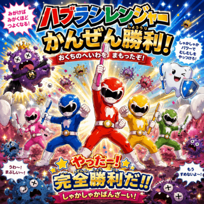 Toothbrush Rangers: Final Victory! Front Cover