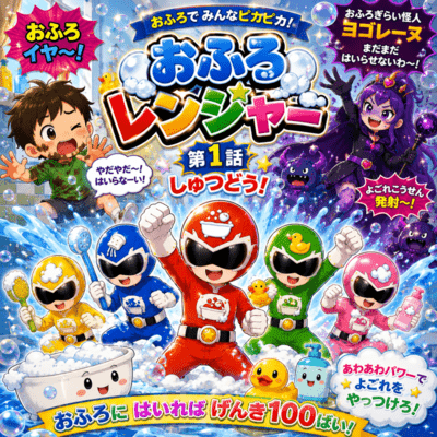 Bath Rangers, Roll Out! Front Cover