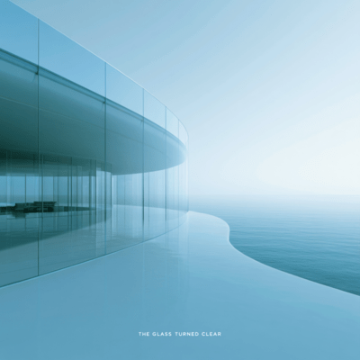 The Glass Turned Clear Front Cover