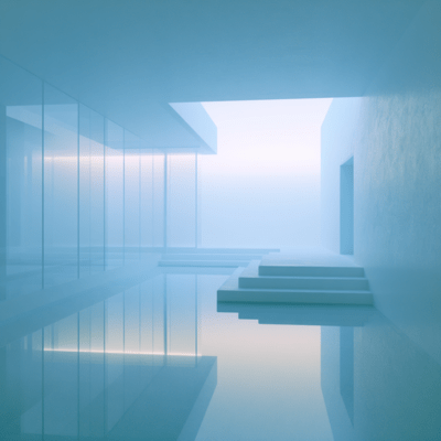 beyond the quiet white Front Cover