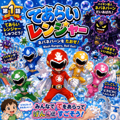 Wash Rangers, Roll Out! Front Cover