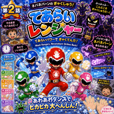 ネバネバーンの ぎゃくしゅう!のジャケット写真