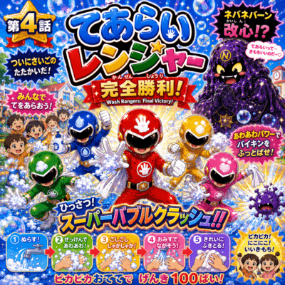 Wash Rangers: Final Victory! Front Cover