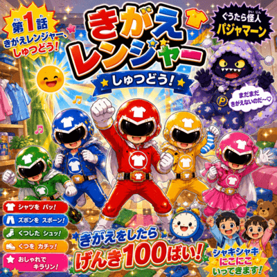 Dress Rangers, Roll Out! Front Cover