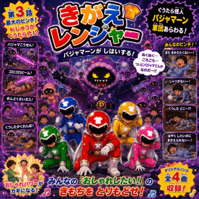 Dress Rangers: Pajamarn Takes Over! Front Cover