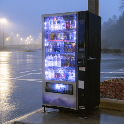 light from the vending machine Front Cover