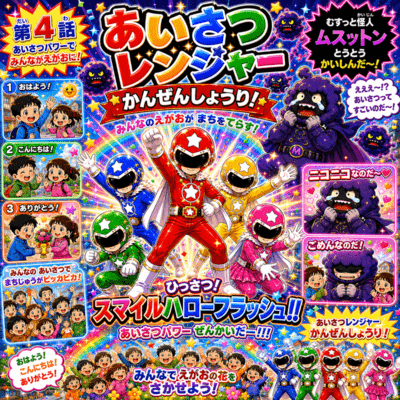 Greeting Rangers: Final Victory! Front Cover