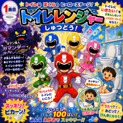 Toilet Rangers, Roll Out! Front Cover