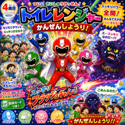 Toilet Rangers: Final Victory! Front Cover