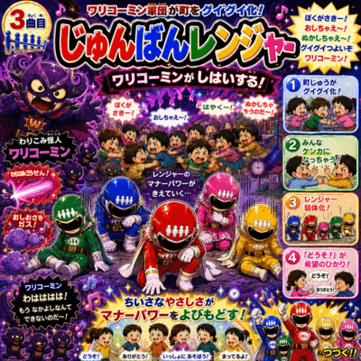 Line-Up Rangers: Warikomin Takes Over! Front Cover