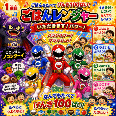 Meal Rangers, Roll Out! Front Cover