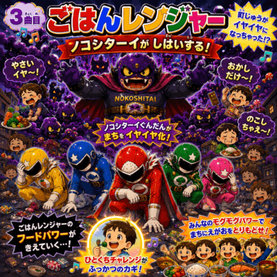 Meal Rangers: Nokoshitai Takes Over! Front Cover