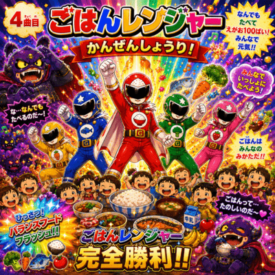 Meal Rangers: Final Victory! Front Cover