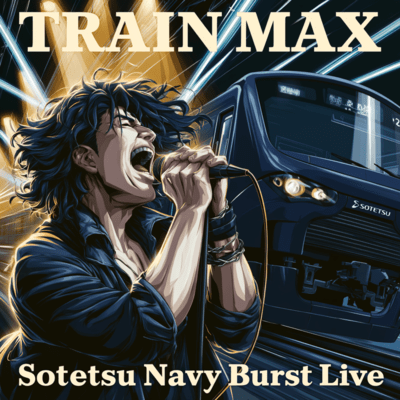 TRAIN MAX: Sotetsu Navy Burst Live Front Cover