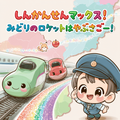 SHINKANSEN MAX: Green Rocket Hayabusa Go! Front Cover