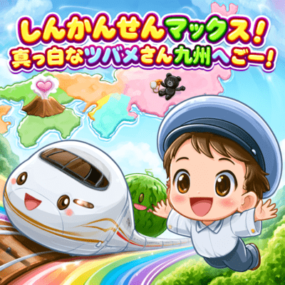SHINKANSEN MAX: Pure White Tsubame-san to Kyushu Go! Front Cover