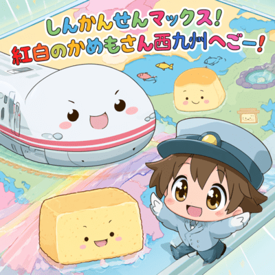 SHINKANSEN MAX: Red and White Kamome-san to Nishi-Kyushu Go! Front Cover