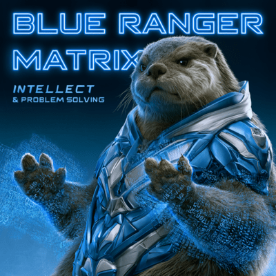 Blue Ranger Matrix - Intellect & Problem Solving Front Cover