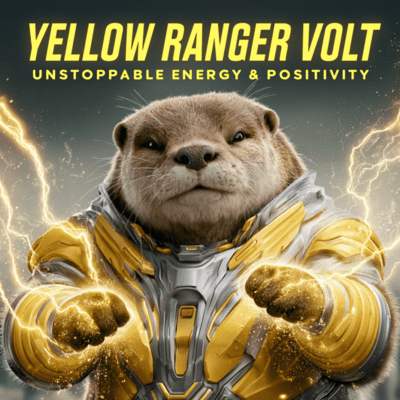 Yellow Ranger Volt - Unstoppable Energy & Positivity Front Cover