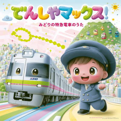 TRAIN MAX: Keio Line Lime Green Liner Live Front Cover