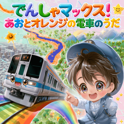 TRAIN MAX: Odakyu Line Blue and Orange Song Front Cover