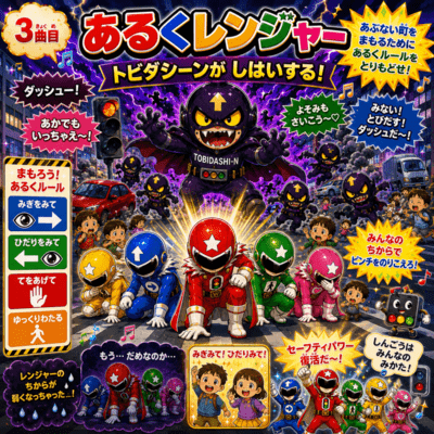 Walking Rangers: Tobidashi-n Takes Over Front Cover