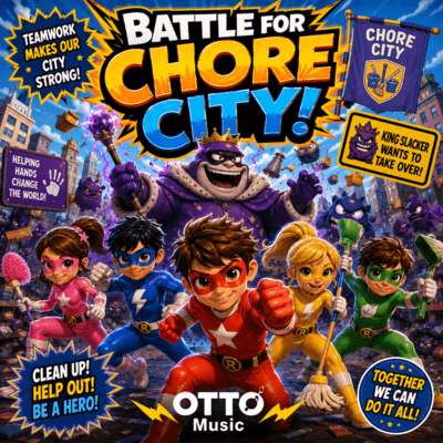 Battle for Chore City! Front Cover