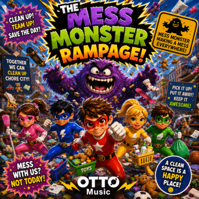 The Mess Monster Rampage! Front Cover