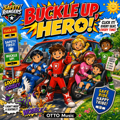 BUCKLE UP, HERO! Front Cover