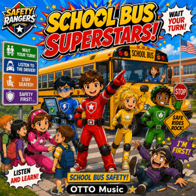 SCHOOL BUS SUPERSTARS!のジャケット写真