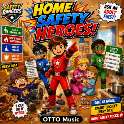 HOME SAFETY HEROES! Front Cover