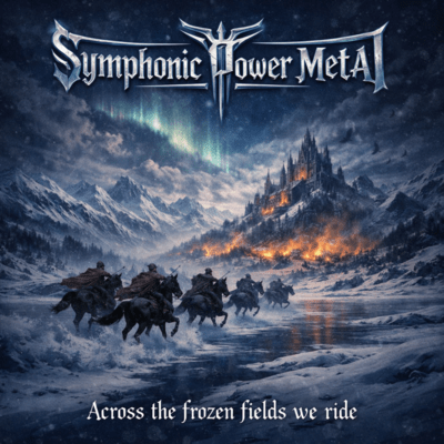 Across the frozen fields we ride Front Cover