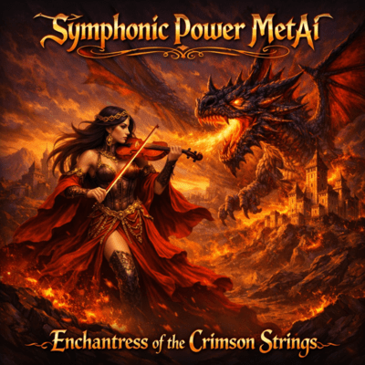 Enchantress of the Crimson Strings Front Cover