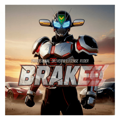 仮免ライダーBRAKEのジャケット写真