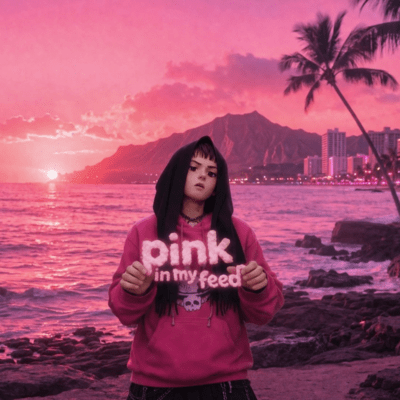 Pink in my feed Front Cover