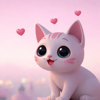 Cat Love Story (Pop version) Front Cover