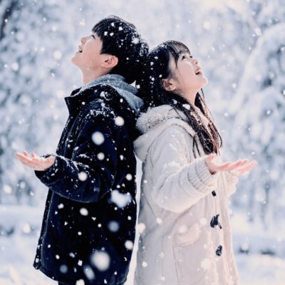 white snow Front Cover