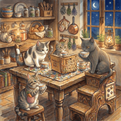 Always Four Rainbow Bridge and Sunny Window (English Ver.) Front Cover