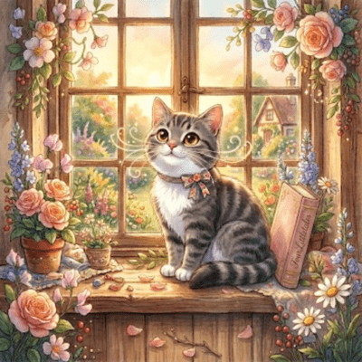 Ma's Magic and Whisker Blooms (English Ver.) Front Cover