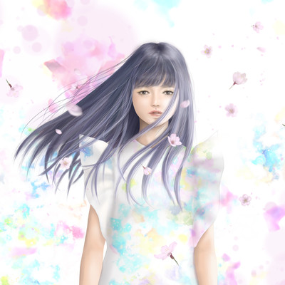 明日、花嵐の向こう側でのジャケット写真