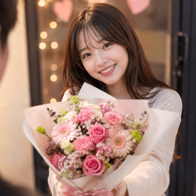 Send a bouquet Front Cover