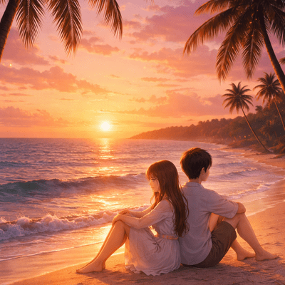 Like a Sunset, My Love Front Cover