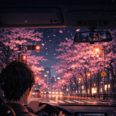 Cherry Blossom Avenue Crossing Front Cover