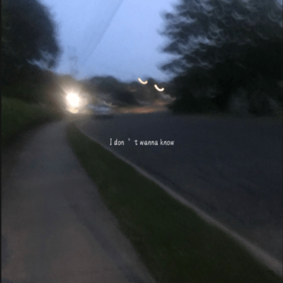 I don't wanna know (feat. nyan_kos) Front Cover