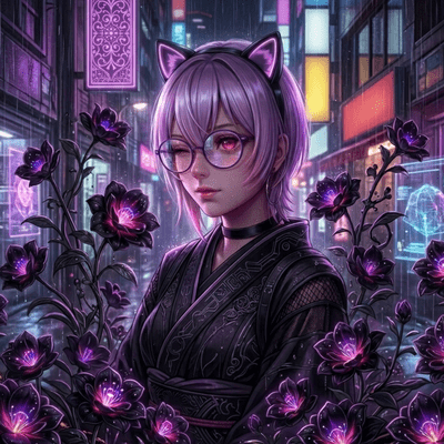 YORUBANA MIDNIGHT BLOOM Front Cover