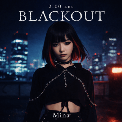2:00 a.m. BLACKOUT/Mina Front Cover