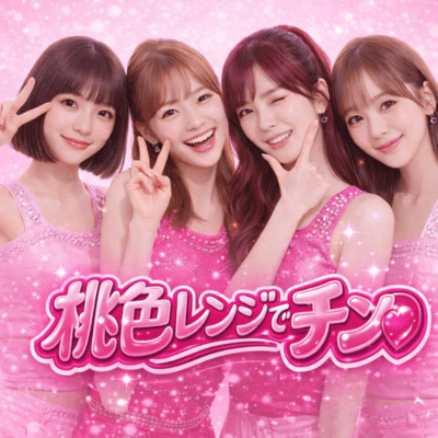 桃色レンジでチン♡のジャケット写真