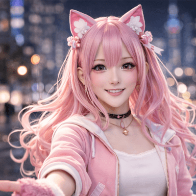 Pink Cat Front Cover