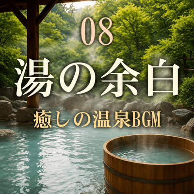 08 Space of the Bath Hot Spring Healing BGM Front Cover
